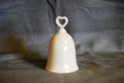 Klocka med hjärta 12x7cm