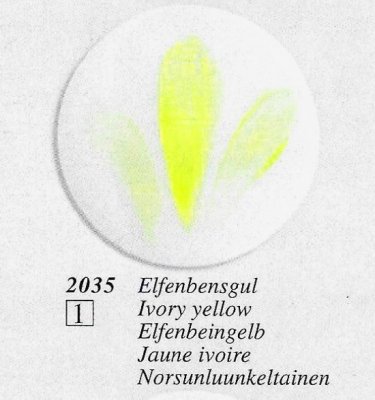 2035 Elfenbensgul 6g