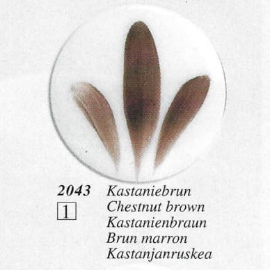 2043 Kastanjebrun 6g