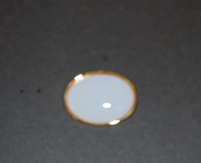 Brosch Förgylld Platta 35x25mm